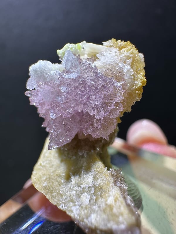 Creedite from Guizhou, China, individual mineral specimen view 3