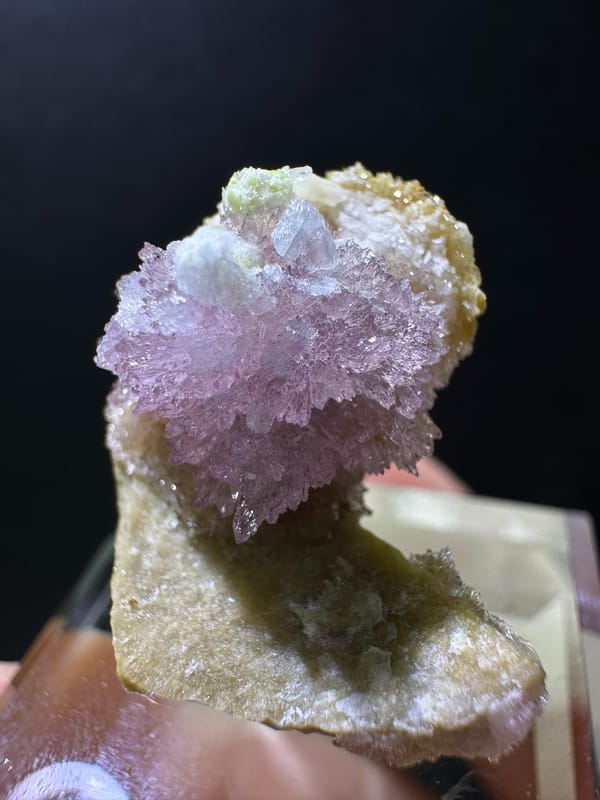 Creedite from Guizhou, China, individual mineral specimen view 4