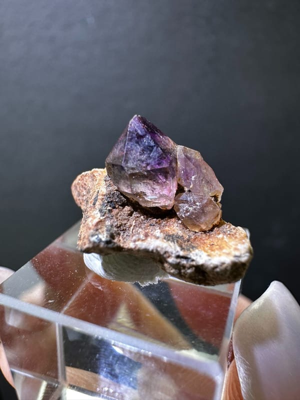 Quartz from Zimbabwe, individual mineral specimen view 1