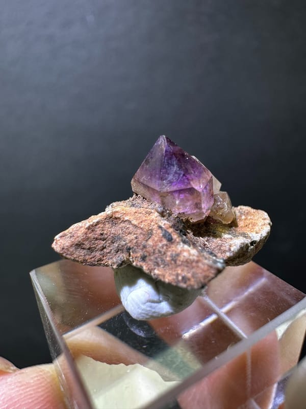 Quartz from Zimbabwe, individual mineral specimen view 2