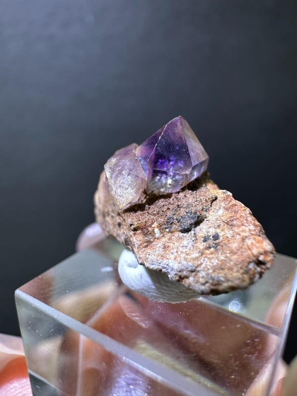 Quartz from Zimbabwe, individual mineral specimen view 3