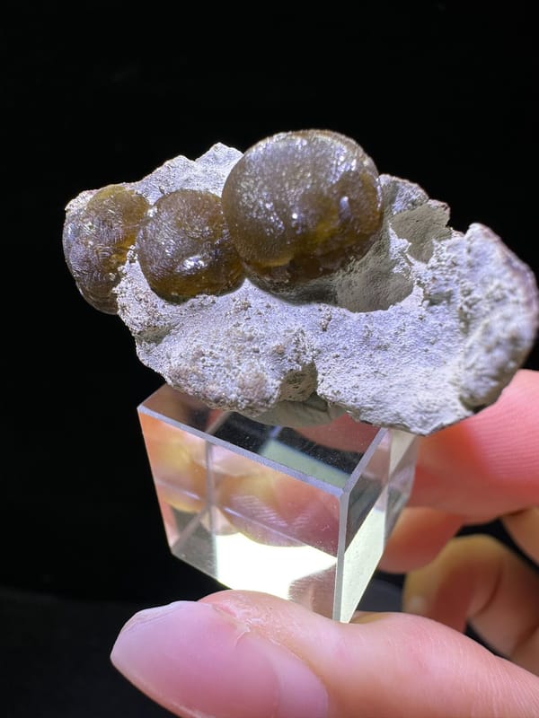 Siderite from Vietnam, individual mineral specimen view 1
