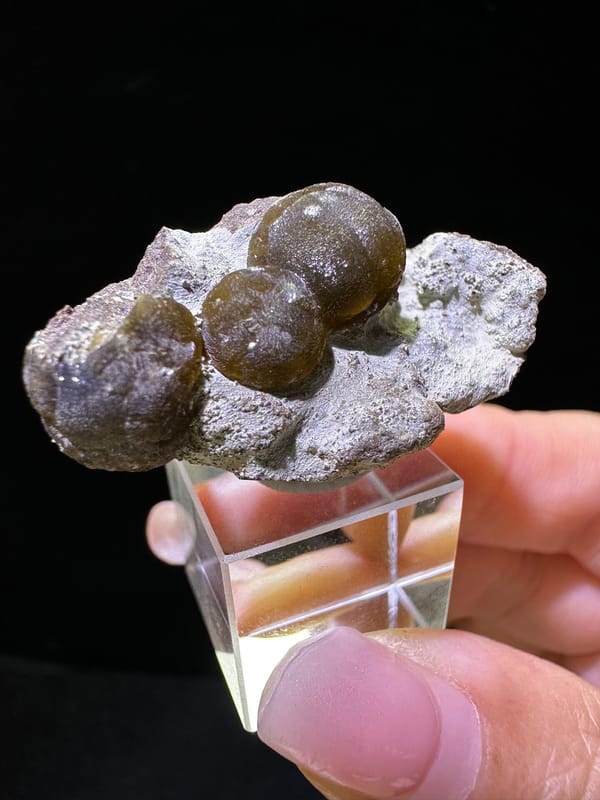 Siderite from Vietnam, individual mineral specimen view 2