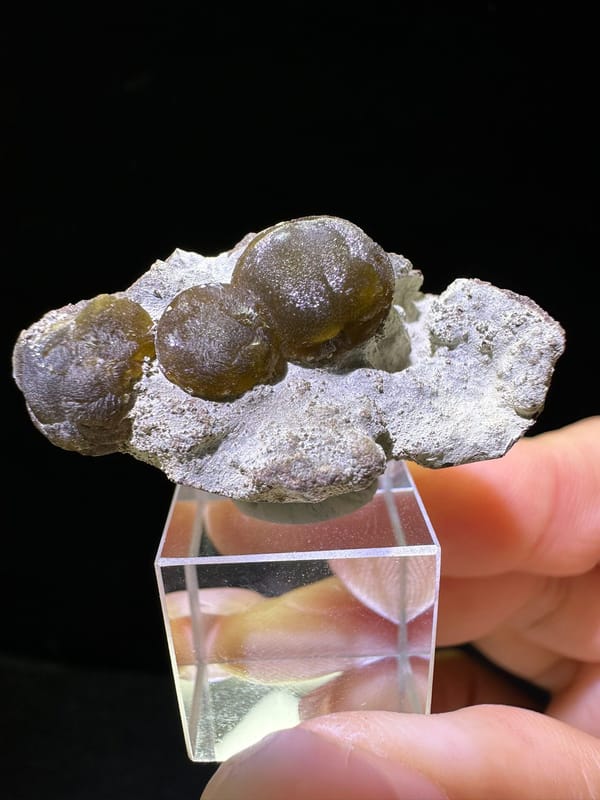 Siderite from Vietnam, individual mineral specimen view 3