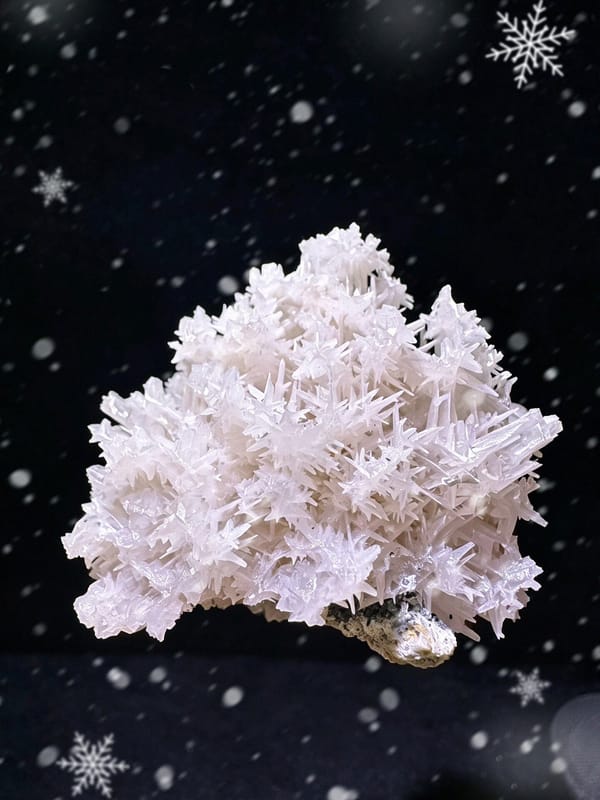 Cerussite from Iran, individual mineral specimen view 1