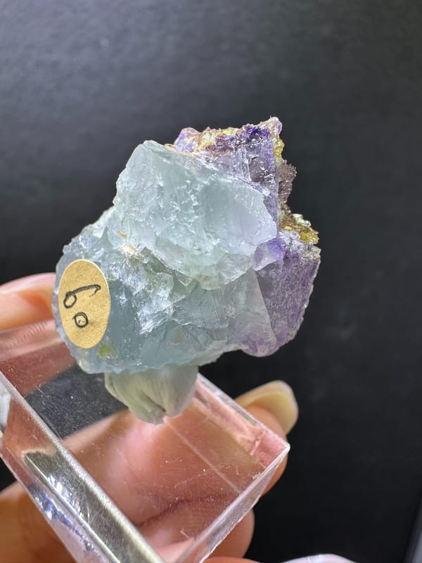 Creedite from Guizhou, China, individual mineral specimen view 3