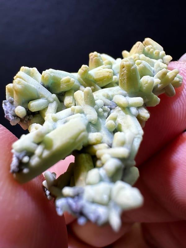 Pyromorphite from Guangxi, China, individual mineral specimen view 4