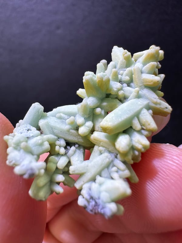 Pyromorphite from Guangxi, China, individual mineral specimen view 6