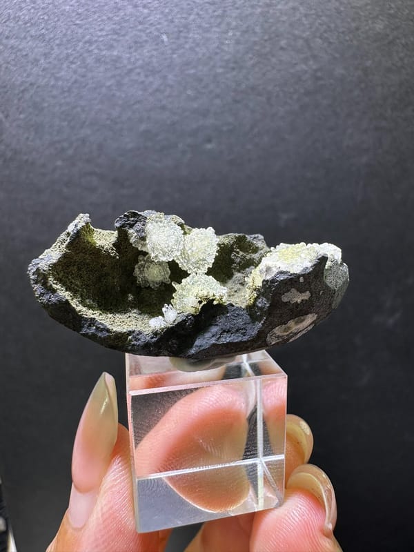 Calcite from Vietnam, individual mineral specimen view 1