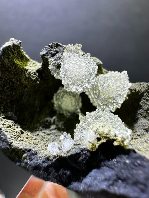 Calcite from Vietnam, individual mineral specimen view 2