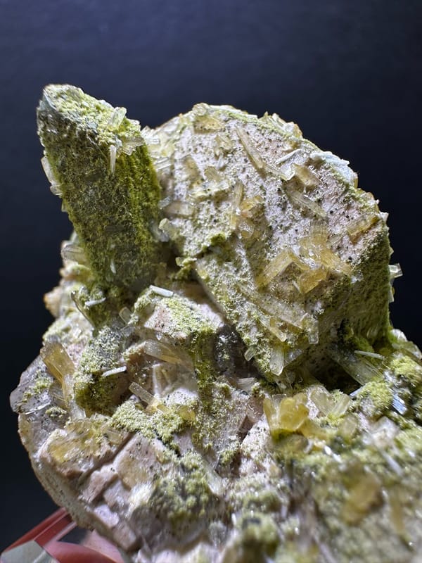 Epidote from Fujian, China, individual mineral specimen view 2