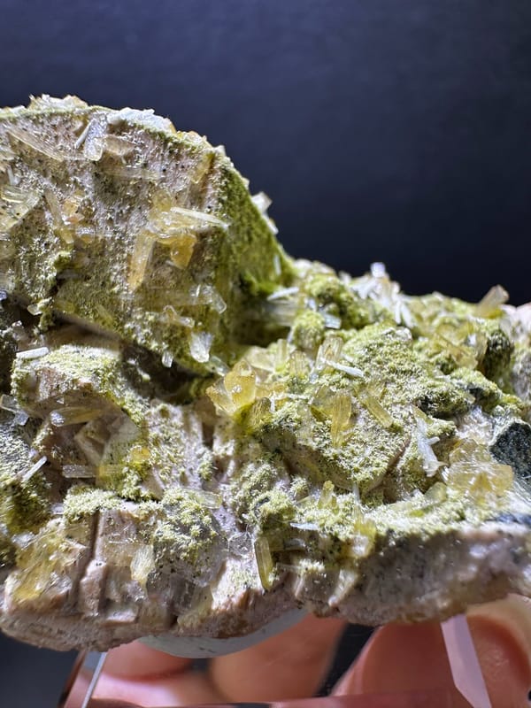 Epidote from Fujian, China, individual mineral specimen view 3