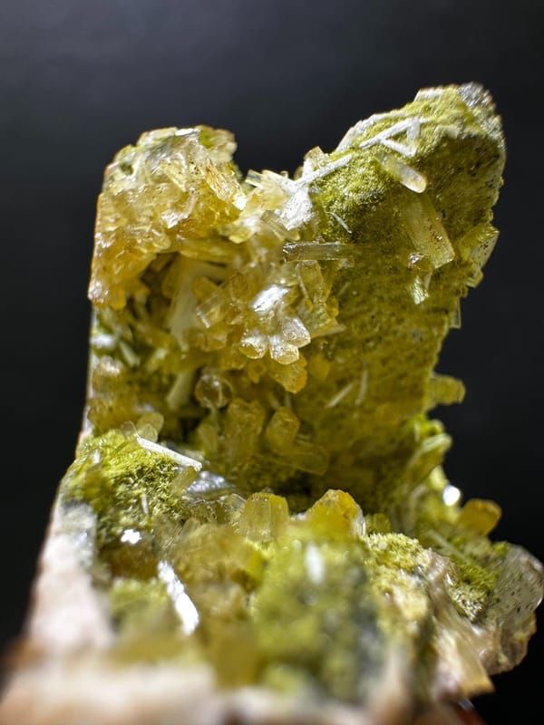 Epidote from Fujian, China, individual mineral specimen view 4