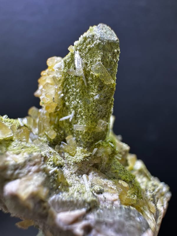 Epidote from Fujian, China, individual mineral specimen view 5