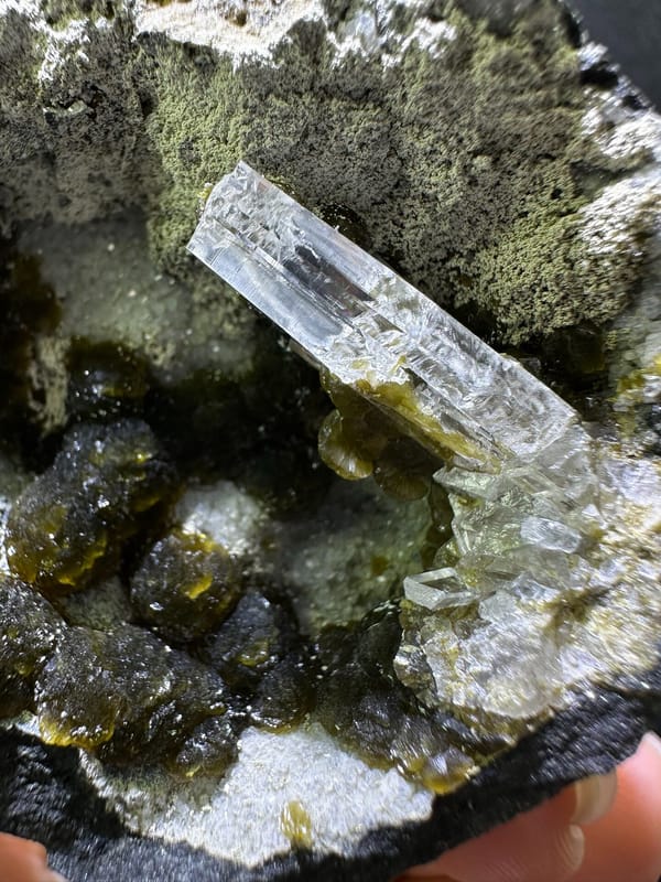 Calcite from Zhejiang, China, individual mineral specimen view 2