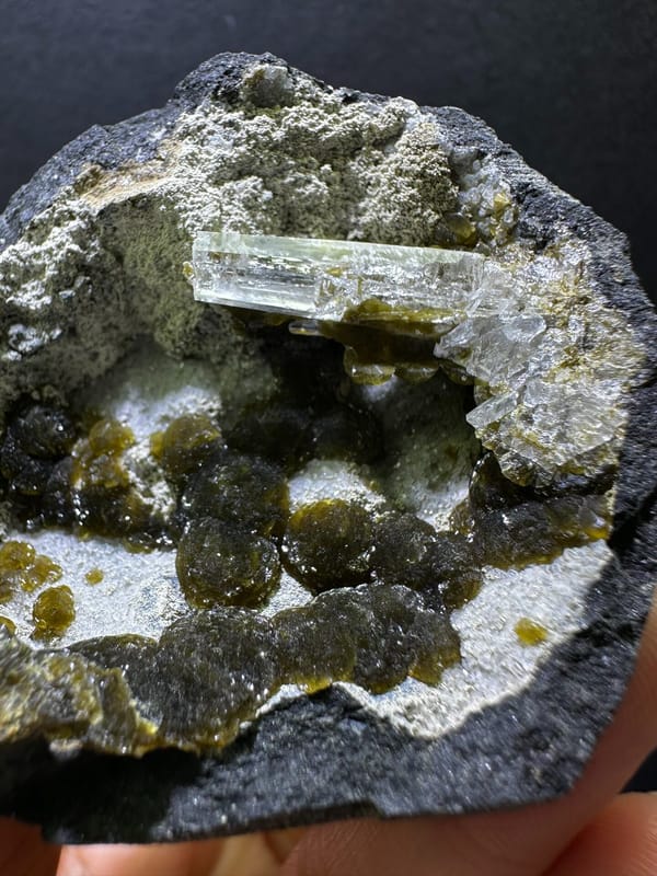 Calcite from Zhejiang, China, individual mineral specimen view 3