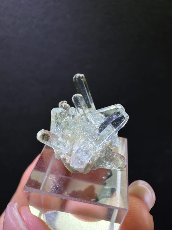 Aquamarine from Namibia, individual mineral specimen view 3