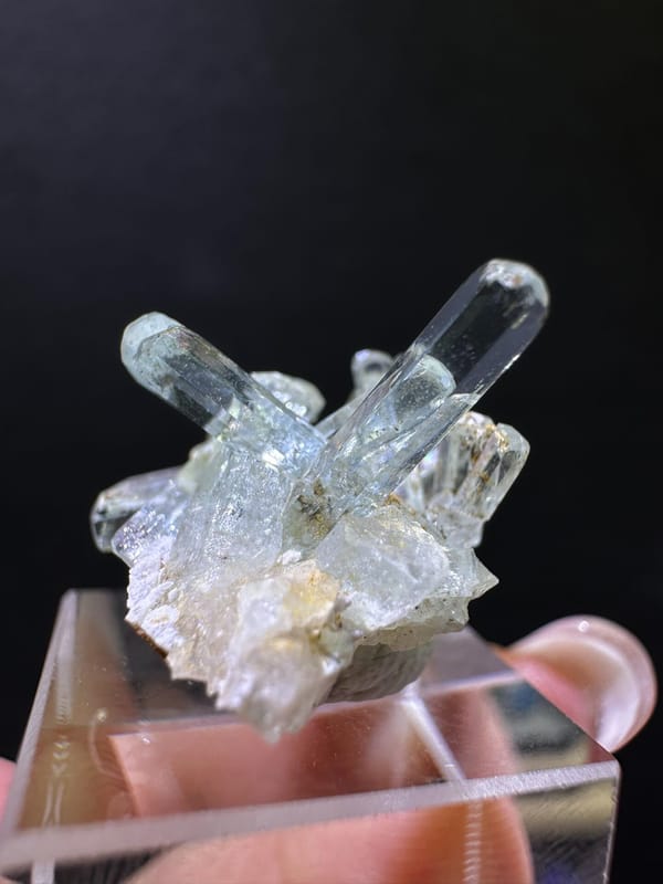 Aquamarine from Namibia, individual mineral specimen view 4