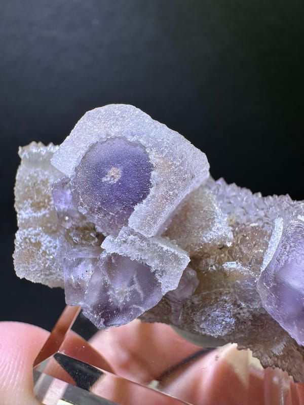 Fluorite from Zhejiang, China, individual mineral specimen view 4