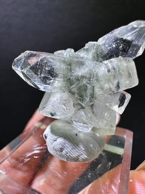 Apophyllite from India, individual mineral specimen view 2