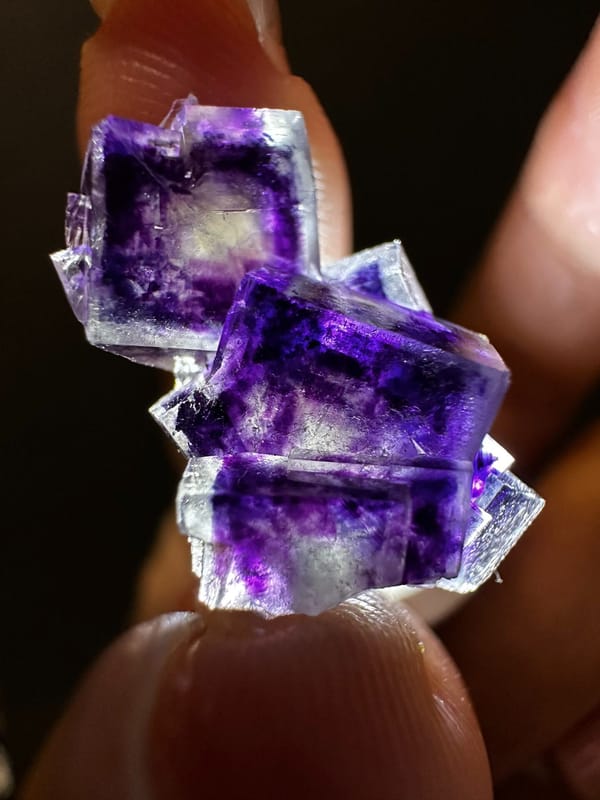 Fluorite from Inner Mongolia, China, individual mineral specimen view 1