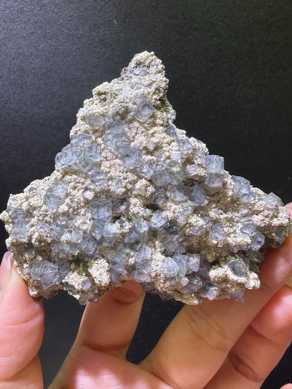 Fluorite from Jiangxi, China, individual mineral specimen view 1