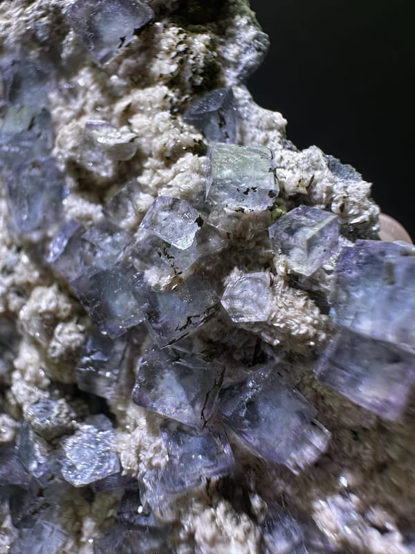 Fluorite from Jiangxi, China, individual mineral specimen view 3