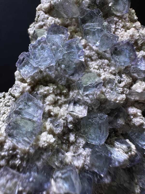 Fluorite from Jiangxi, China, individual mineral specimen view 5