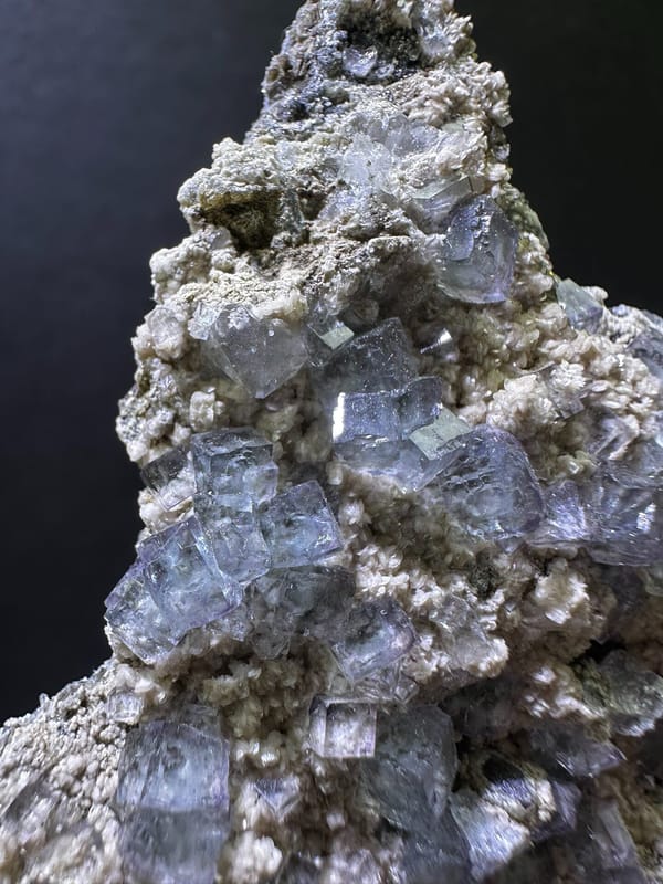 Fluorite from Jiangxi, China, individual mineral specimen view 6