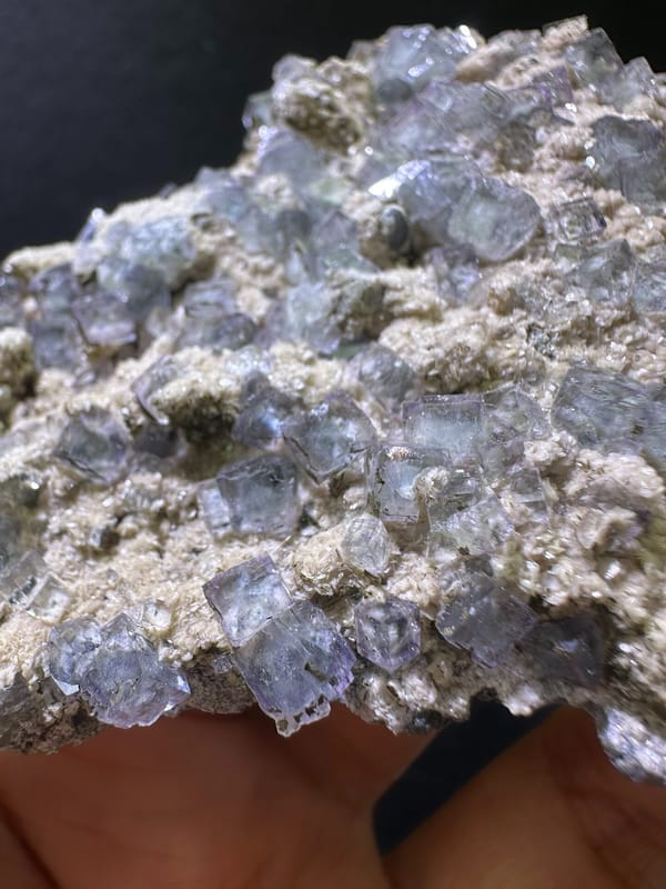 Fluorite from Jiangxi, China, individual mineral specimen view 7