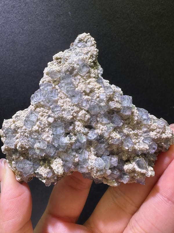 Fluorite from Jiangxi, China, individual mineral specimen view 8