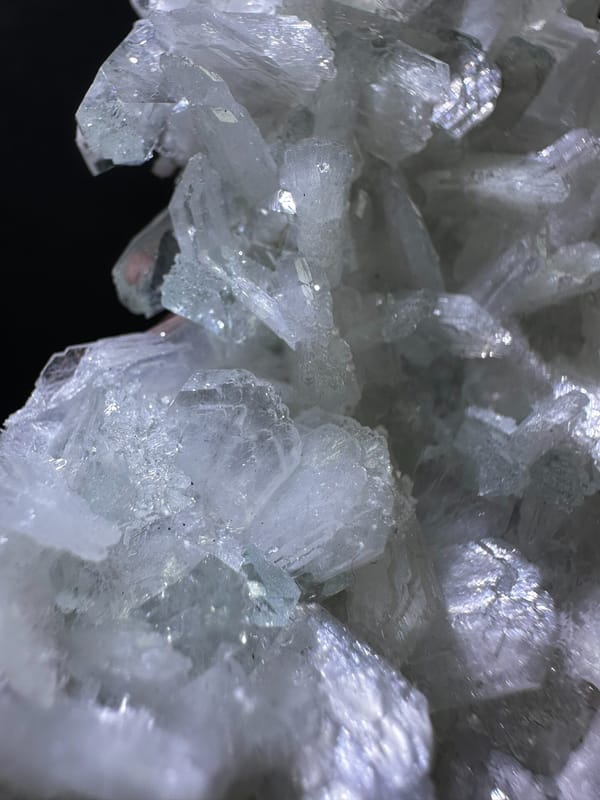 Apophyllite from India, individual mineral specimen view 6