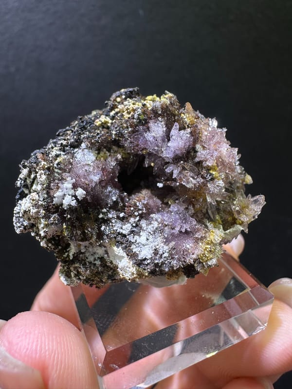 Creedite from Guizhou, China, individual mineral specimen view 3
