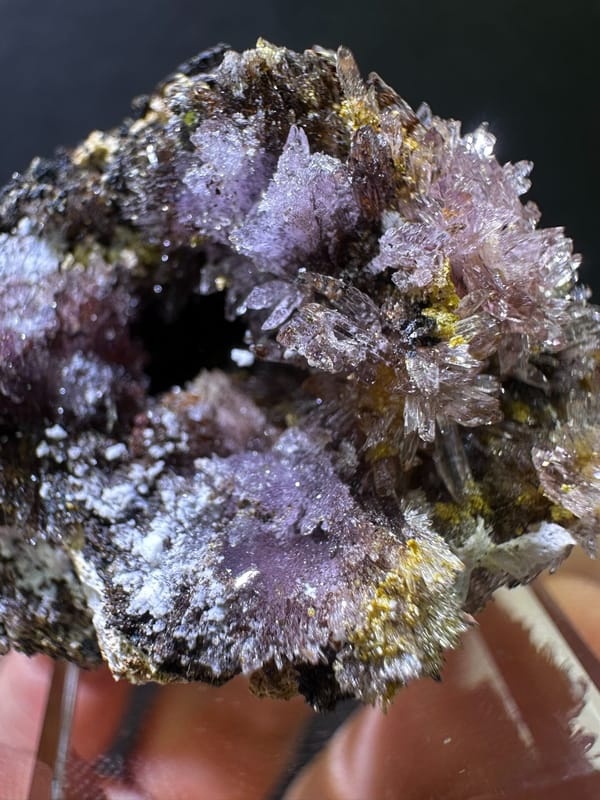 Creedite from Guizhou, China, individual mineral specimen view 7