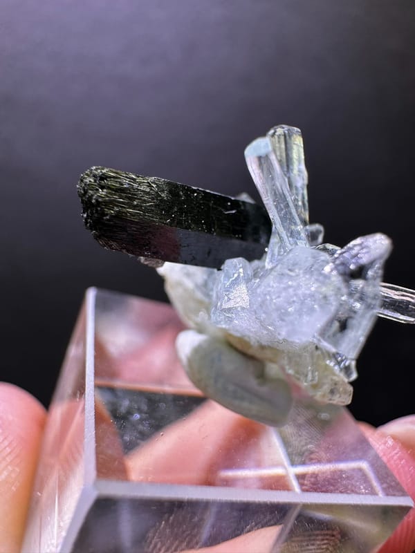 Aquamarine from Namibia, individual mineral specimen view 2