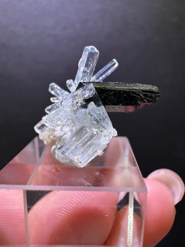 Aquamarine from Namibia, individual mineral specimen view 3