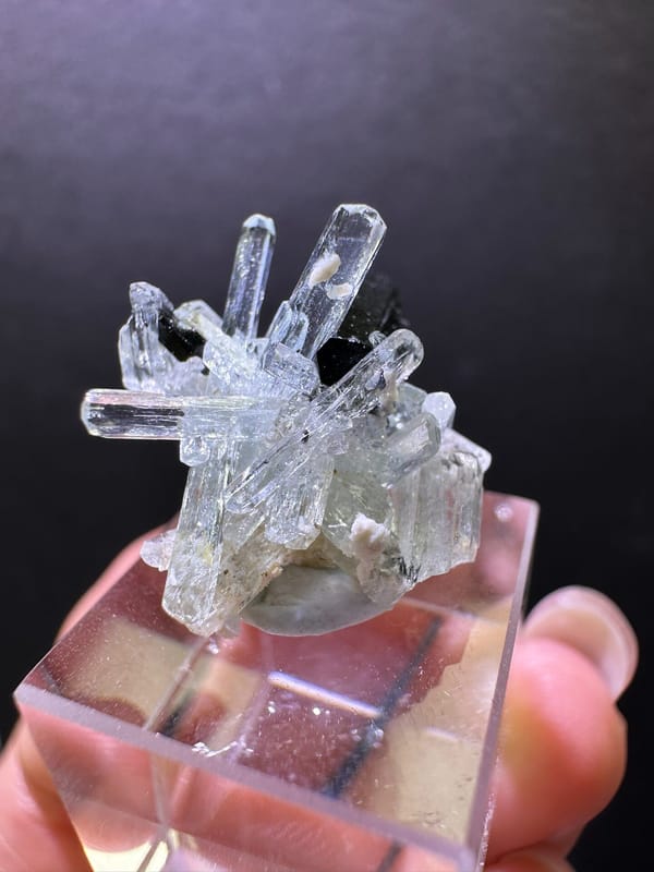 Aquamarine from Namibia, individual mineral specimen view 4