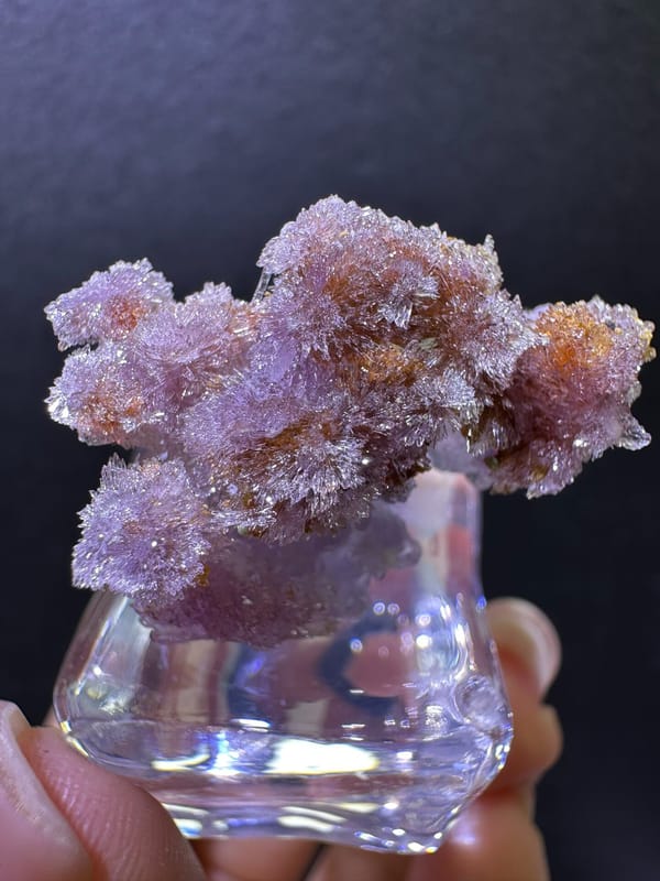 Creedite from Guizhou, China, individual mineral specimen view 1