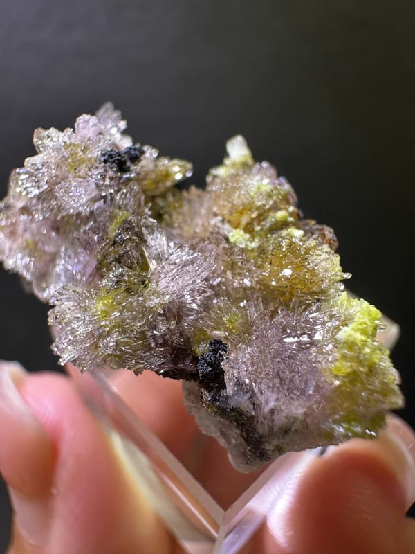 Creedite from Guizhou, China, individual mineral specimen view 3