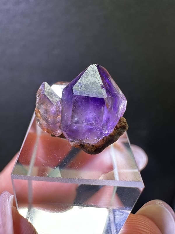 Quartz from Zimbabwe, individual mineral specimen view 1