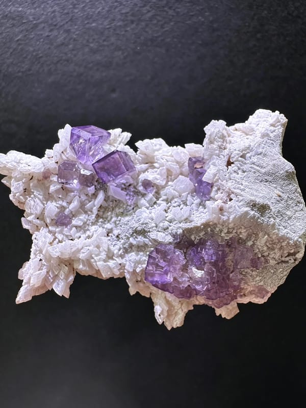 Fluorite from Xinjiang, China, individual mineral specimen view 1
