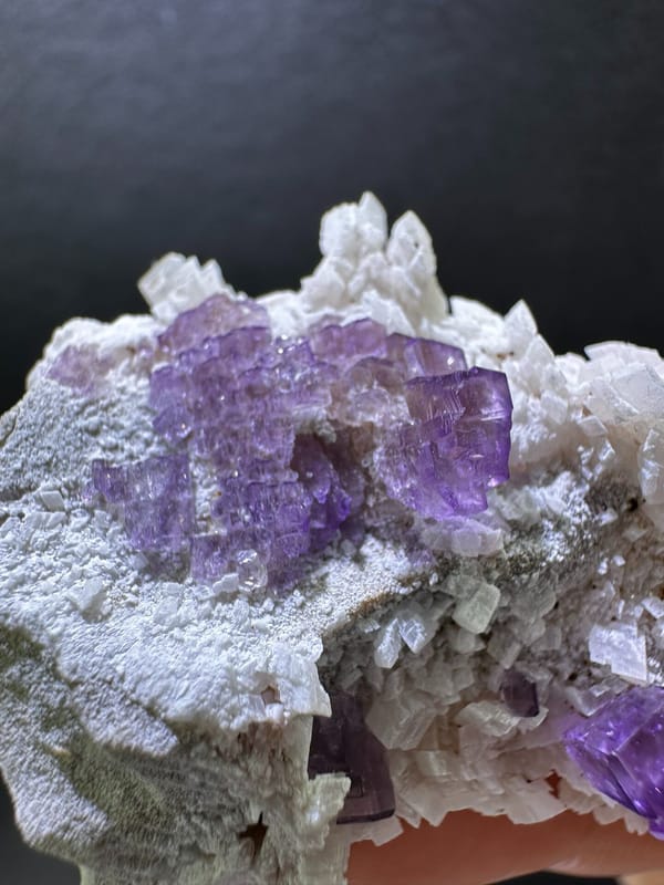 Fluorite from Xinjiang, China, individual mineral specimen view 4