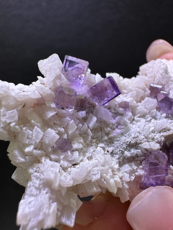 Fluorite from Xinjiang, China, individual mineral specimen view 6