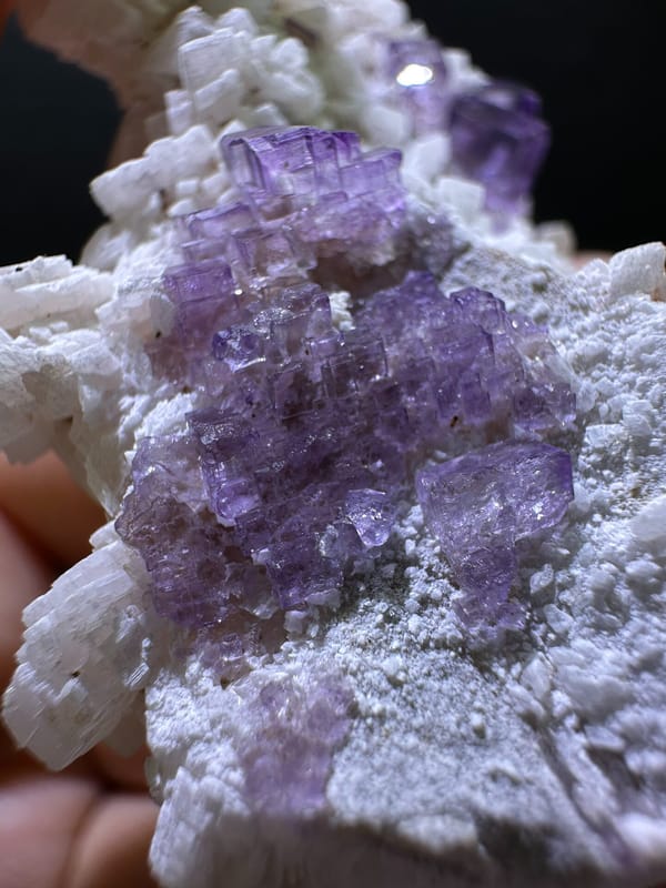Fluorite from Xinjiang, China, individual mineral specimen view 7