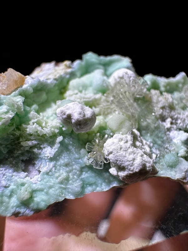Creedite from Guizhou, China, individual mineral specimen view 2