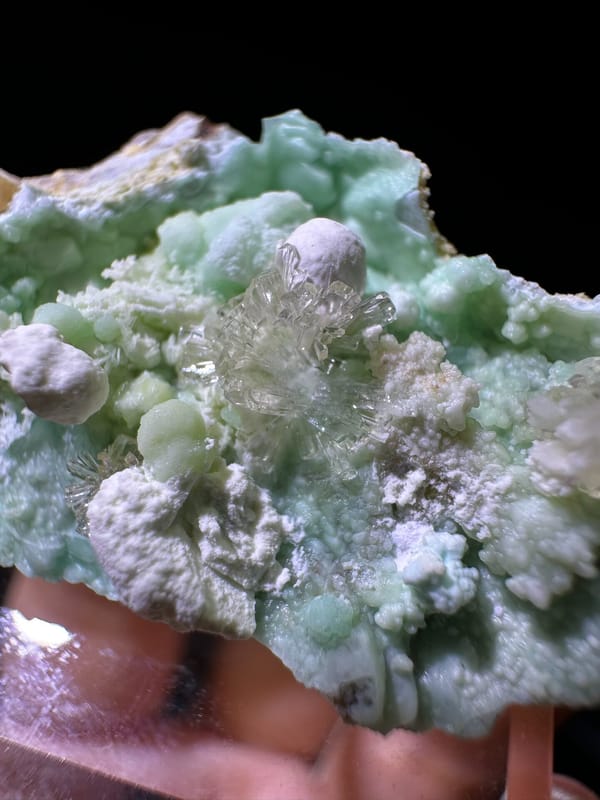 Creedite from Guizhou, China, individual mineral specimen view 7