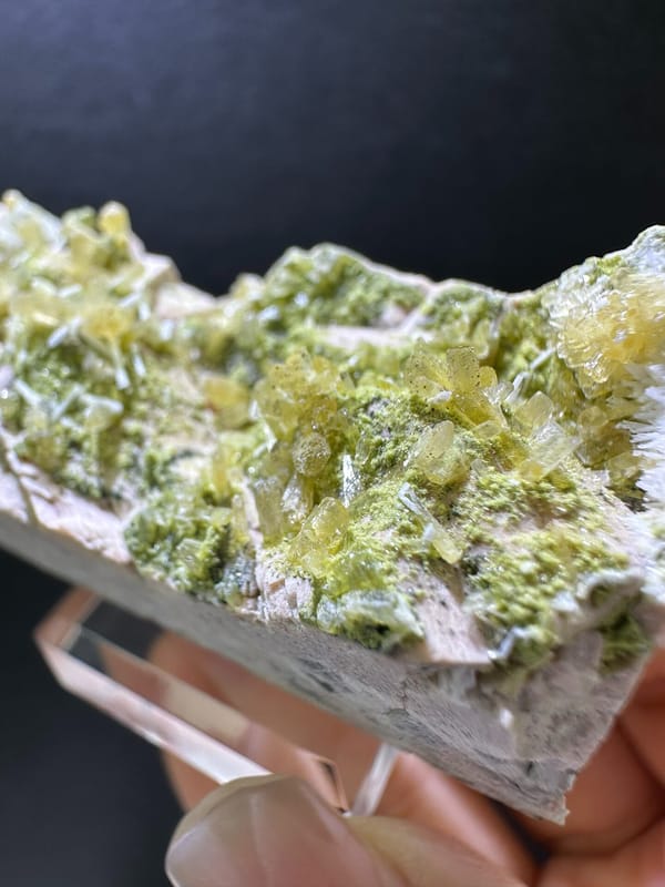 Zeolite group (species not verified) from Fujian, China, individual mineral specimen view 2