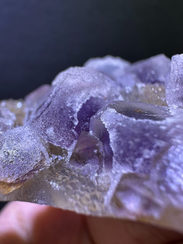Fluorite from Zhejiang, China, individual mineral specimen view 5