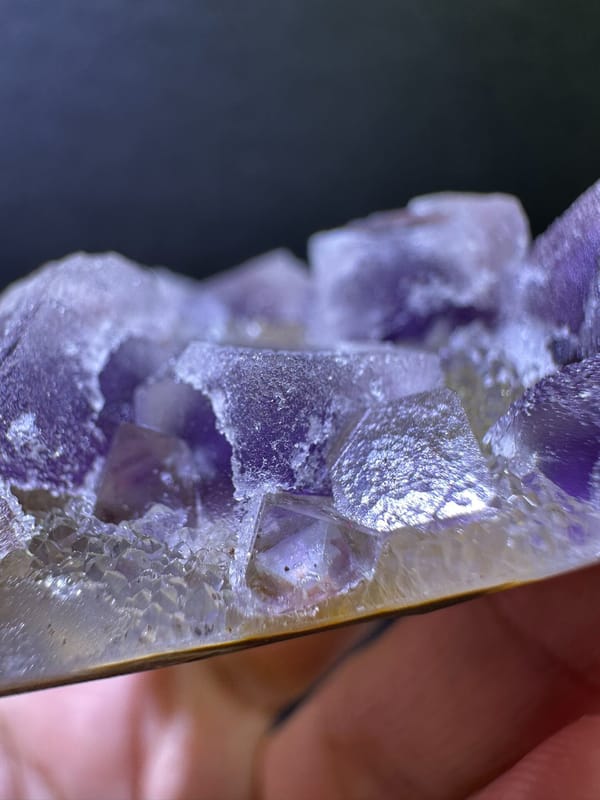 Fluorite from Zhejiang, China, individual mineral specimen view 6