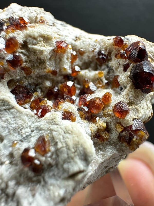 Garnet from Fujian, China, individual mineral specimen view 5